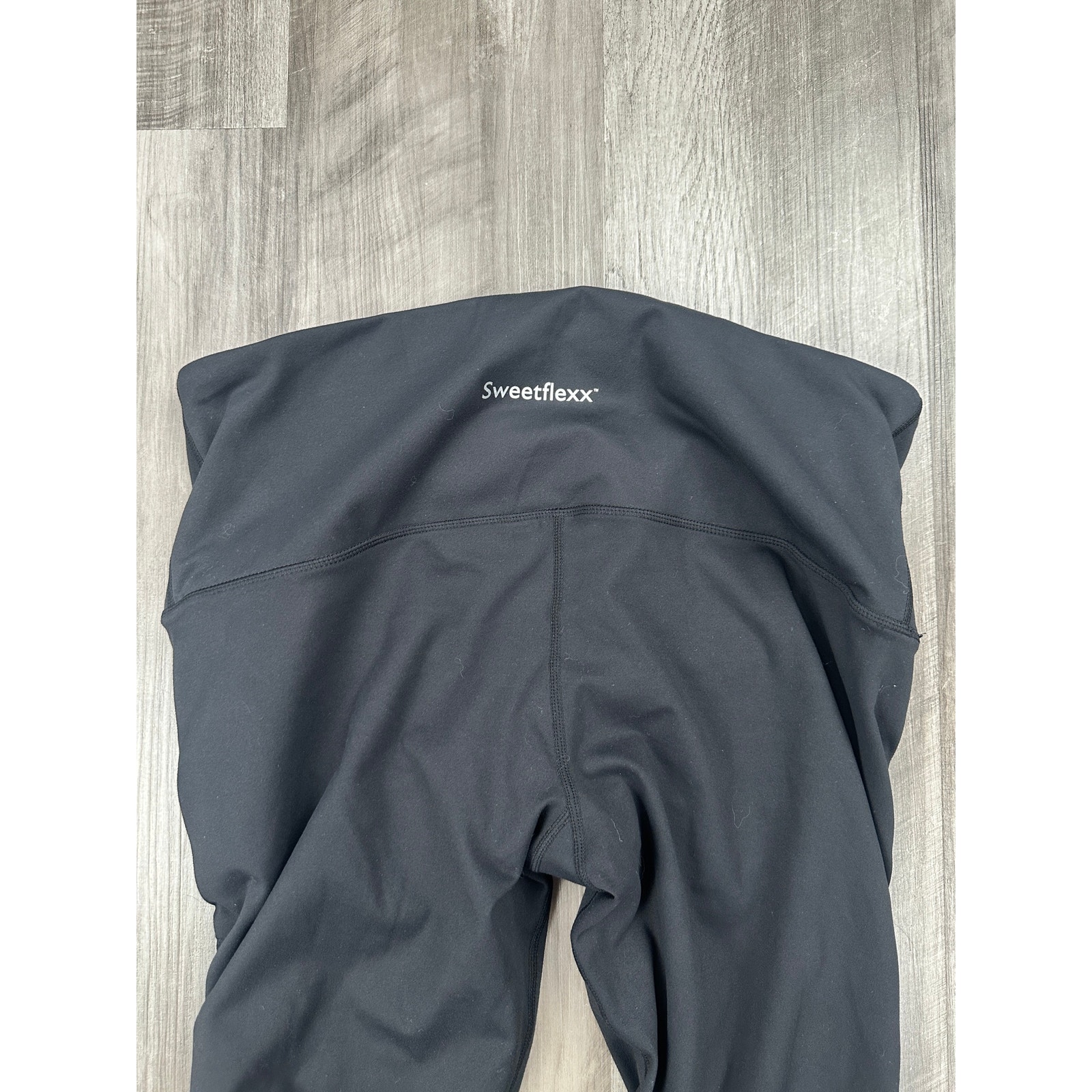 Sweetflexx Capri No Pocket Resistance Leggings Black Size 14 — image 3 of 6